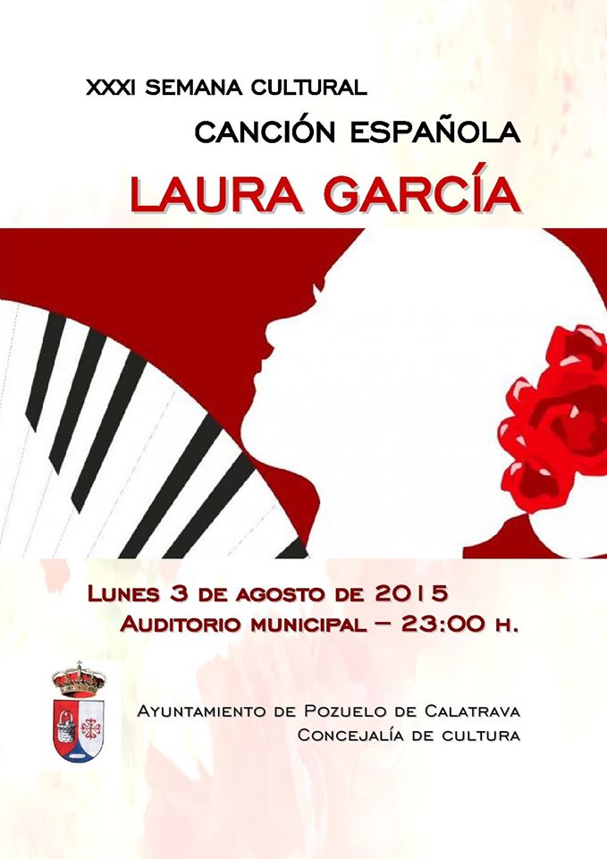 Canción Española Laura Garcia 31 edicion Semana Cultural Pozuelo de Calatrava