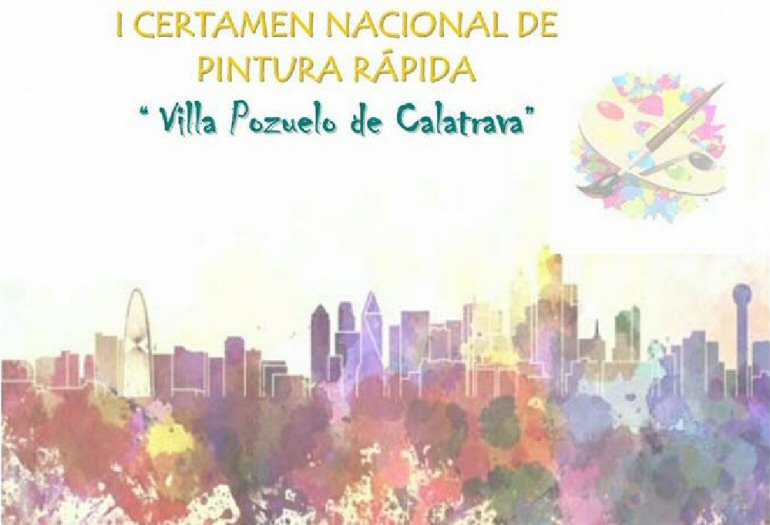 Pozuelo de Calatrava El I Certamen Nacional de Pintura Rápida se celebra el 7 de agosto, dentro de la programacióin de la 32 Edición de la Semana Cultural