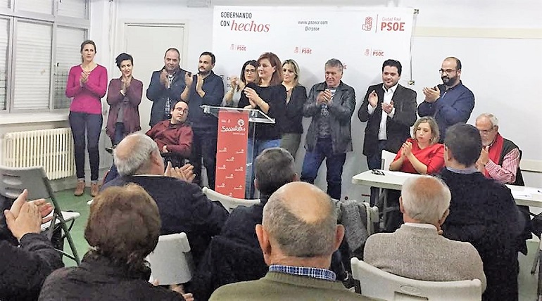 Pilar Espadas reelegida secretaria general del PSOE de Pozuelo de Calatrava