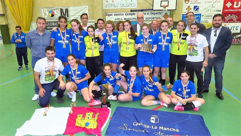 El BM Manzanares subcampeón de España en la categoría Infantil Femenino