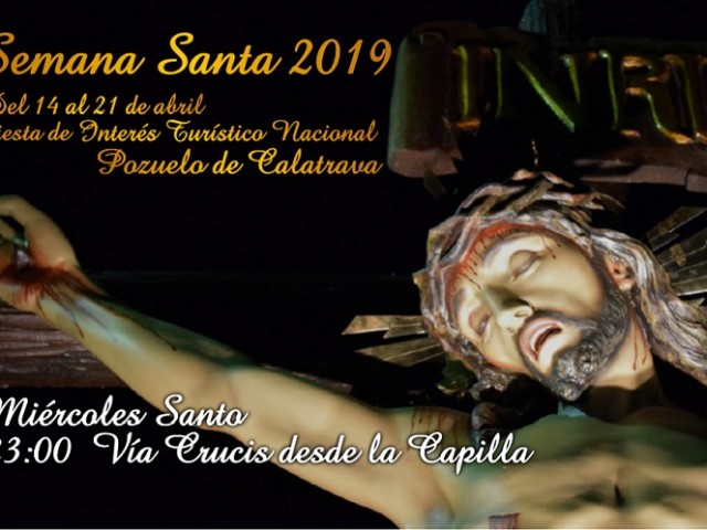 Pozuelo de Calatrava: Semana Santa 2019, Programación para hoy 17 de abril, Miércoles Santo Cultura