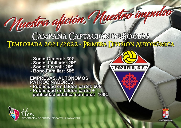 Campaña de Captación de Socios Pozuelo CF Temporada 2021/2022