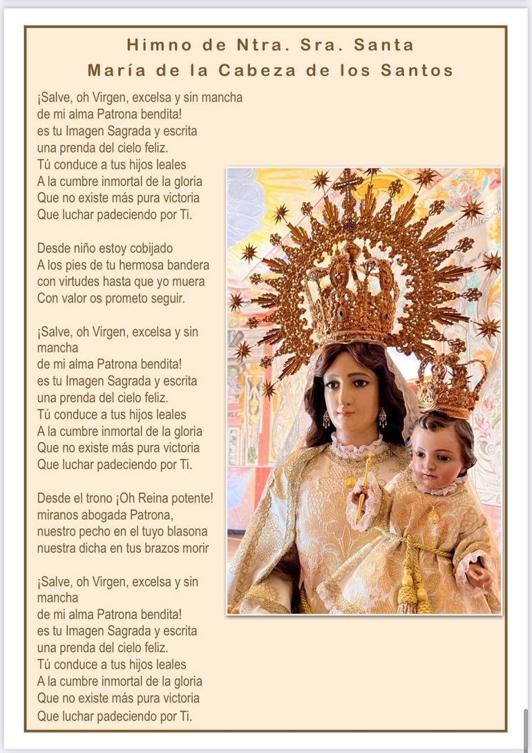 Himno de la Virgen de los Santos – Pozuelo Digital